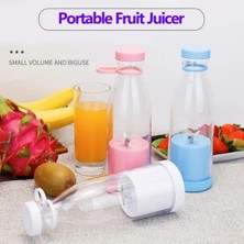 Mini Taşınabilir Şarjlı Mavi Smoothie Meyve Sebze Blender 500-1500 Watt 2 Yıl Garantili