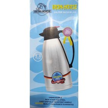 Çelik Termos 3 Litre Yeşil Renk 12 Saat Yalıtım Süresi Sürahi Tipi Çay Su Termosu