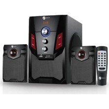 Bluetooth USB Sd Fm 2+1 Ev Sinema Ses Sistemi 2 Yıl Garantili Bilgisayar Hoparlörü