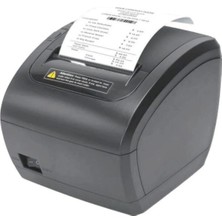 USB Termal Barkod Etiket Yazıcı Siyah 2 Yıl Garantili 220-240V 50/60Hz C/f Prizli