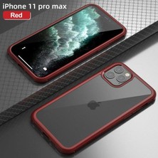 Musal iPhone 11 Pro Max 9h Full Cam 360° Kamera Koruma Tam Koruma Kılıf