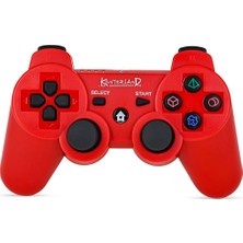 Empressco P3G - Ps3/pc Uyumlu Titreşimli Kablosuz Oyun Kolu Gamepad (Kırmızı)