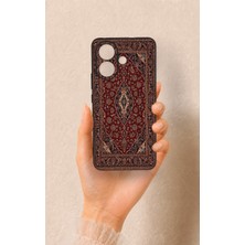 Vip Case Vivo V60 Lite Uyumlu Acem Halı Desenli Silikon Kılıf