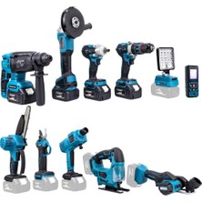 Dawreek 11'li Set Darbeli Akülü Vidalama 350 Nm Tork ve 4 Akü ile Ergonomik Taşıma Çantası