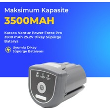 Ümit Maker Karaca Vantuz Power Force Pro 3500 Mah 25.2V Dikey Süpürge Batarya