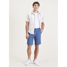 Dockers Mavi Erkek Kısa Normal Bel Straight Şort 85868-0141