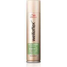Wellaflex Silk & Hold Ipeksi Bitiş ve Tutuş Sağlayan Saç Spreyi Ultra Strong Hold - 400 ml