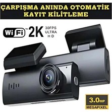 tp Buğz Araç Içi Kamera 1080P Çözünürlük 1.2 Inç Ekran Wifi Destekli Gece Görüşlü Lityum-Iyon