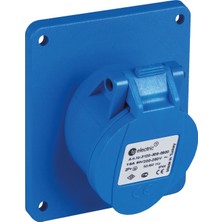 TPlast Tp Electric 3124-309-0900 Vidalı Bağlantı IP44 3X32A Cee Norm Eğik Makine Prizi