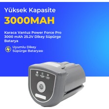 Ümit Maker Karaca Vantuz Power Force Pro 3000 Mah 25.2V Dikey Süpürge Batarya