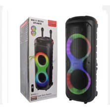 Sing-E ZQS-10215 10''x2 Taşınabilir Karaoke Kablosuz Bluetooth Hoparlör