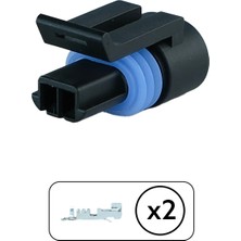 Aptiv (Delphi) Su Sıcaklık Sensör Soketi Kit 2 Pin