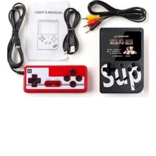 Eco Lounge Siyah Çift Kollu Mini Atari Oyun Konsolu Bluetooth Özellikli Oyunlu Gamebox - Elektronik