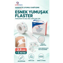 Life Care Esnek Flaster 2.5cm x 5m Elastik Fix