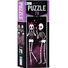 Blue Focus Skeleton Love - Puzzle 78 Parça