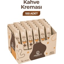 Arabica Coffee House Kahve Kreması Stick 5 gr x 100 Adet - Ipeksi Dokunuş & Yumuşak Içim