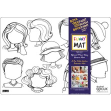 Akademi Çocuk Funny Mat - Duygular - Küçük 33,5X48CM