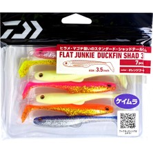 Daiwa Duckfin Shad Fj 9cm Tüm Renkler Mix 7 Adet Silikon Yem