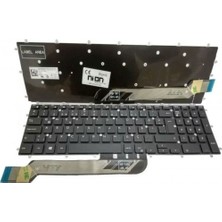 Ni-On Nion Dell ile Uyumlu P66F P66F001 ,dell ile Uyumlu Inspiron 15 Gaming 7567 Notebook Klavyesi (Siyah Tr)
