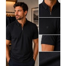 Craft Kagi Fermuarlı Polo Yaka Tişört