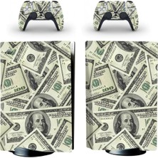 Empressco Benjamin Franklin Playstation 5 Standart Disk Edition Sticker Kaplama Seti