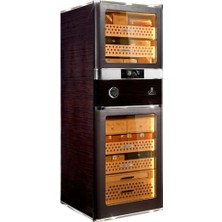 Raching Özel Üretim Ahşap Elektronik Humidor Puro Dolabı RR780