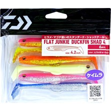 Daiwa Duckfin Shad Fj 11CM Tüm Renkler Mix 6 Adet Silikon Yem