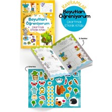 Bigkids Yayınları Kavramlar – Boyutları Öğreniyorum – Çıkartmalı Etkinlik Kitabı - 3 Yaş +