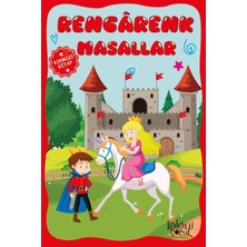 Baloncuk Kitap Çocuklar Için Hayal ve Odak Geliştirici Rengarenk Masallar Kırmızı Kitap