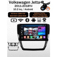 Conio Vw Volkswagen Jetta 2011-2018 Uyumlu Android  Araç Multimedya Navigasyon Kablosuz Carplay