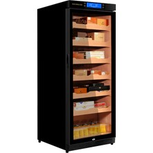 Raching Siyah Elektronik Puro Dolabı – Profesyonel Humidor C330A