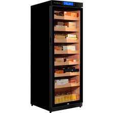 Raching Siyah Elektronik Puro Dolabı – Profesyonel Humidor C380A