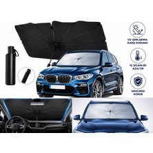 clewax Araç Ön Cam Güneşliği Katlanabilir Şemsiye Oto Güneşlik Uv Korumalı Gölgelik Araba Oto Şemsiye