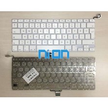 Ni-On Nion Apple MB516 Uyumlu Notebook Klavye (Beyaz Tr) A1342