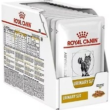 Royal Canin Veterinary Diet Urinary S/o Kedi Yaş Mama (12 x 85 Gr)
