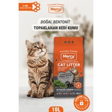 Merry Grey Aktif Karbonlu Kedi Kumu 10 L
