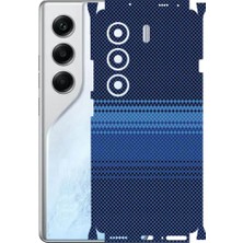 Kapps Tecno Camon 40 ile Uyumlu Rainbow Serisi Premium Kaplama 360