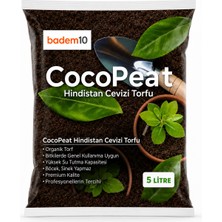 Badem10 Cocopeat 5 Litre (Hindistan Cevizi Kabuğu Torfu) Sülük Salyangoz Sürüngen Amfibi Kemirgen Yatağı