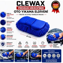 clewax Çok Amaçlı Mikrofiber Araba Yıkama Süngeri Temizleme Bezi Havlu 76G Ağırlığında