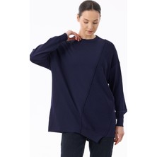 Tığ 21872 Örgü Detaylı Rayon Kazak