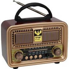 Empressco Radyo Nostalji Şarjlı Pilli Bt/usb/sd/fm Nns NS-8091BT