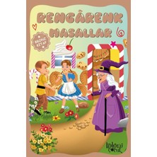 Baloncuk Kitap Çocuklar Için Hayal ve Odak Geliştirici Rengarenk Masallar Bronz Kitap
