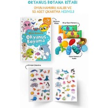 Bigkids Yayınları Okyanus Boyama Kitabı - Oyun Hamurlu - 3 Yaş +