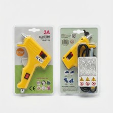Ark Profesyonel ve Hobi Kullanımına Uygun Mini Silikon Tabancası + 3 Adet Silikon Mum Hediye