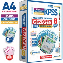 Karakutu Yayınları 2026 KPSS Anamorfik Lisans ÖnLisans Ortaöğretim GY-GK GEZEGEN Serisi 8li Deneme TG Dijital Çözümlü