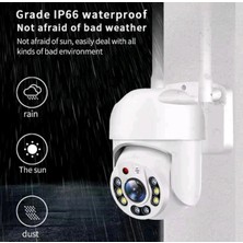 Wi-Fi Ptz Iç ve Dış Mekan 360 Derece Çift Antenli 1080P 3 Mp Speed Dome Ip Kamera