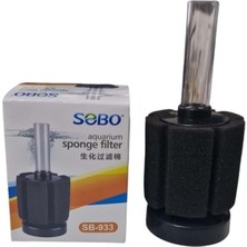 Sobo SB-933 Sünger Filtre Akvaryum Için Biyolojik Filtrasyon