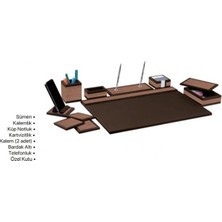 Gıpta 8126 Felıx Desktop 9 Parça Sümen Takımı Kahve
