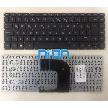 Ni-On Nion Hp ile Uyumlu 14-AM009NT,HP ile Uyumlu 14-AM010NT Notebook Klavye (Siyah Tr)
