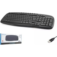 Nodar HDX2609 Türkçe Q Kablolu Multimedia Klavye Siyah